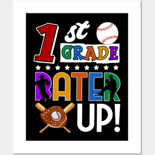 1st Grade Batter-up! Baseball Back to School Posters and Art